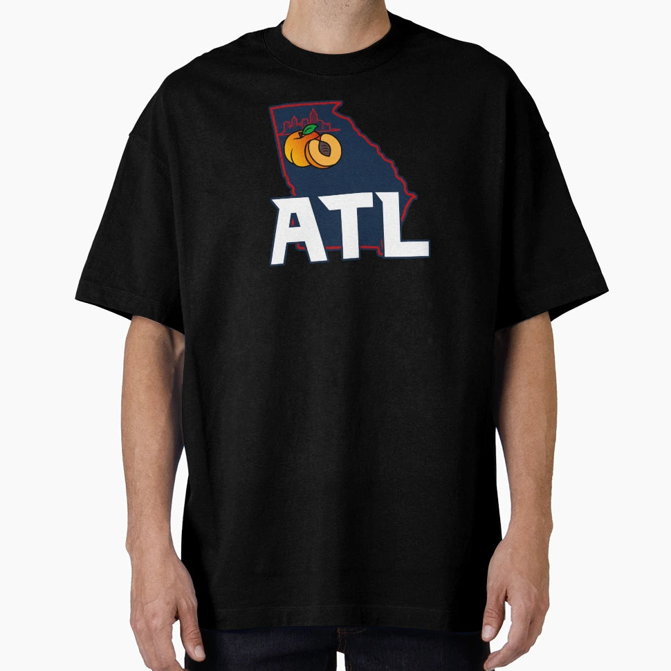 Atl Peaches T-Shirt - Graphic Print Unisex - T-Shirt, Sweatshirt, Hoodie