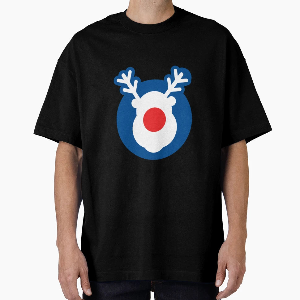 Rudolph Mod Target Card T-Shirt - Trendy Graphic for Adults - T-Shirt, Sweatshirt, Hoodie