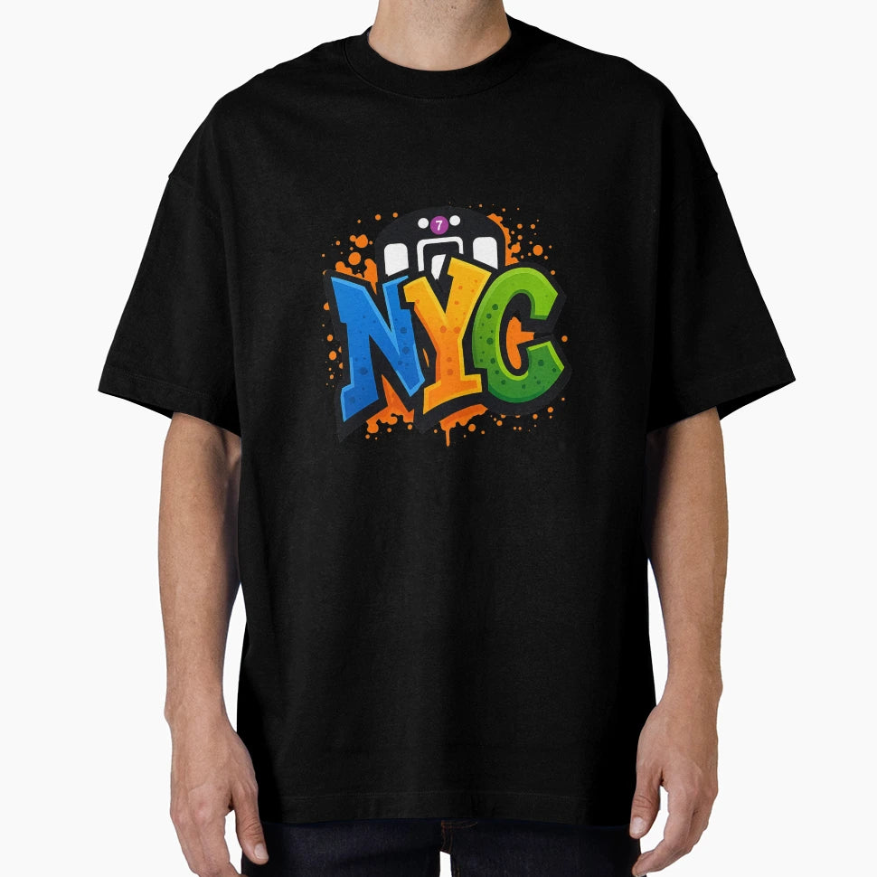 Nyc 7 Train T-Shirt - Custom Art Print Unisex - T-Shirt, Sweatshirt, Hoodie
