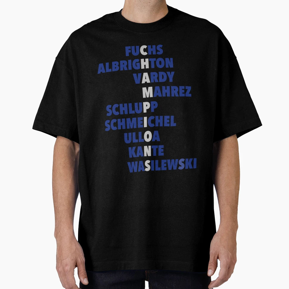 Leicester City Premier League T-Shirt - Streetwear Style for Adults - T-Shirt, Sweatshirt, Hoodie