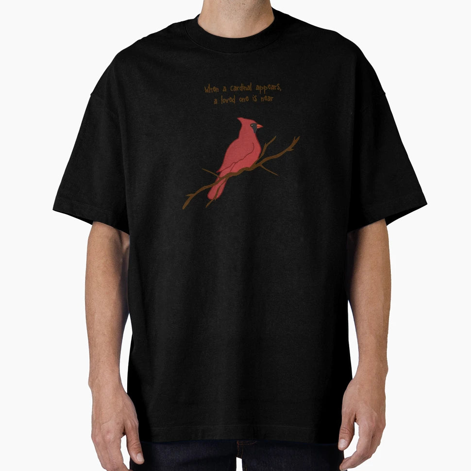 When Cardinal Appears Loved One Is T-Shirt - Aesthetic Graphic for Adults - T-Shirt, Sweatshirt, Hoodie