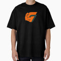 Orange Charcoal Strong Giant Letter T-Shirt - Streetwear Style for Adults - T-Shirt, Sweatshirt, Hoodie