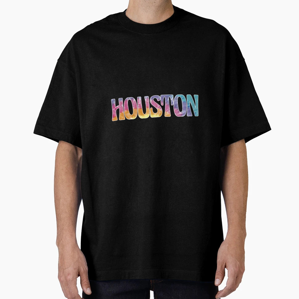 Houston Tie Dye T-Shirt - Streetwear Style Unisex - T-Shirt, Sweatshirt, Hoodie