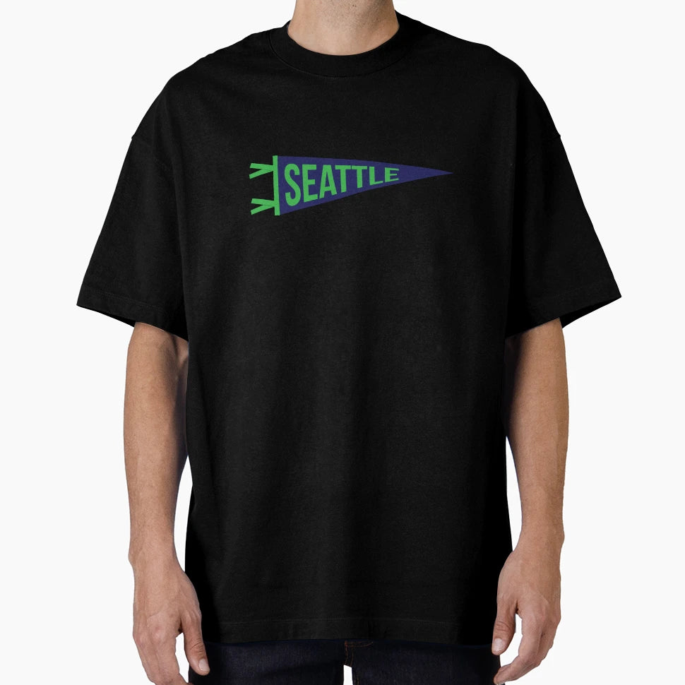 Seattle Pennant T-Shirt - Unique Graphic Men Women - T-Shirt, Sweatshirt, Hoodie