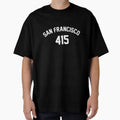 San Francisco 415 T-Shirt - Fun Novelty Design Men Women - T-Shirt, Sweatshirt, Hoodie