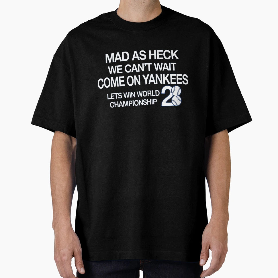 Ny Sports Fan Mad As Heck Hat T-Shirt - Unique Graphic Unisex - T-Shirt, Sweatshirt, Hoodie