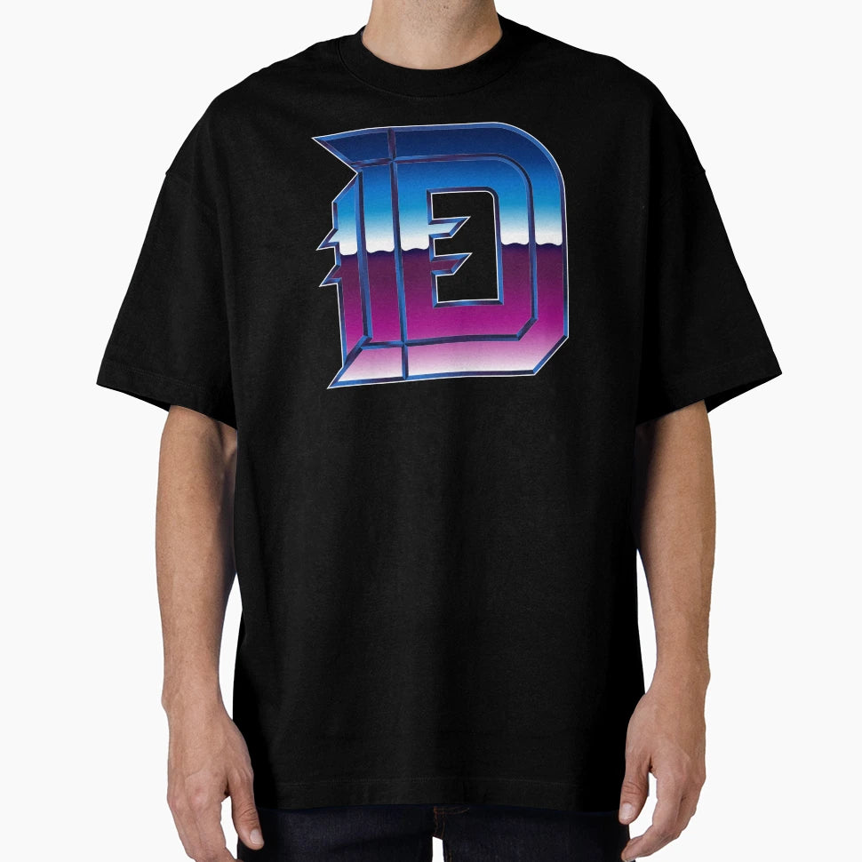 Detroit D Chrome Iv T-Shirt - Minimalist Print Men Women - T-Shirt, Sweatshirt, Hoodie