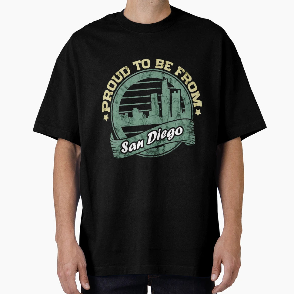San Diego Skyline City Home T-Shirt - Fun Novelty Design for Adults - T-Shirt, Sweatshirt, Hoodie