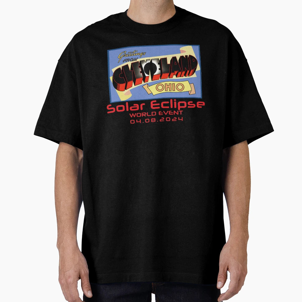 Greetings From Cleveland Ohio Solar T-Shirt - Trendy Graphic Men Women - T-Shirt, Sweatshirt, Hoodie