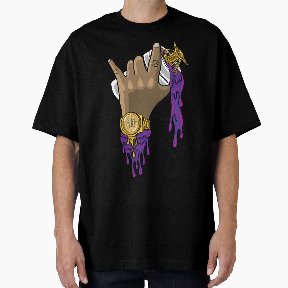 H Town Spill T-Shirt - Graphic Print Men Women - T-Shirt, Sweatshirt, Hoodie