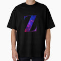 Letter Z Galaxy White Background T-Shirt - Unique Graphic Men Women - T-Shirt, Sweatshirt, Hoodie