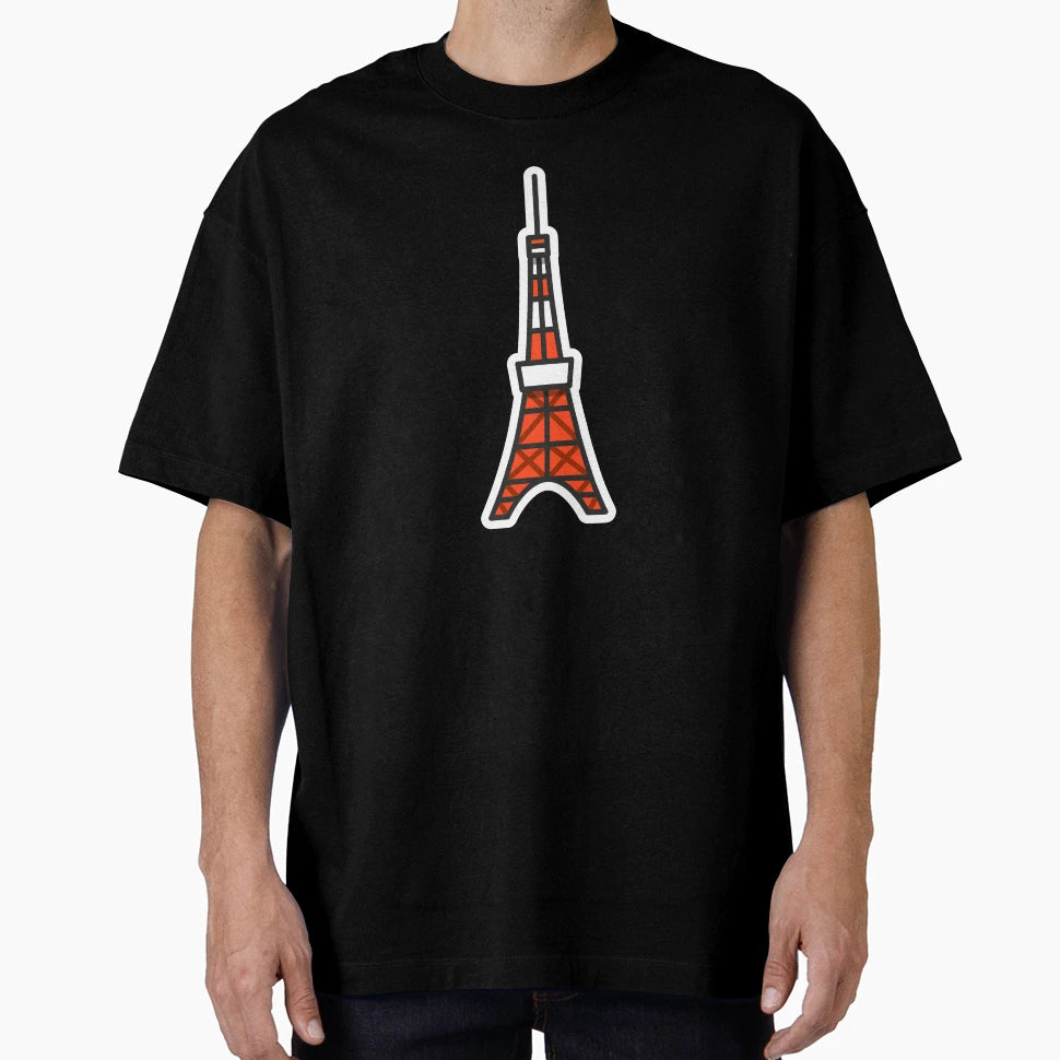 Kawaii Tokyo Tower Japan T-Shirt - Fun Novelty Design Unisex - T-Shirt, Sweatshirt, Hoodie