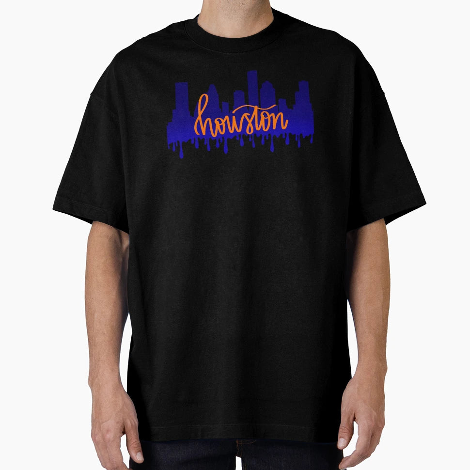 Houston Skyline T-Shirt - Unique Graphic for Adults - T-Shirt, Sweatshirt, Hoodie