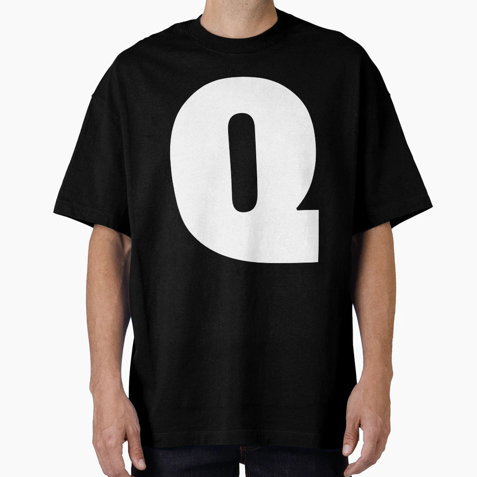 Alphabet Q Uppercase Letter Q Letter Q T-Shirt - Trendy Graphic Men Women - T-Shirt, Sweatshirt, Hoodie