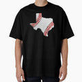 Texas Usa Map Real Baseball T-Shirt - Streetwear Style for Adults - T-Shirt, Sweatshirt, Hoodie