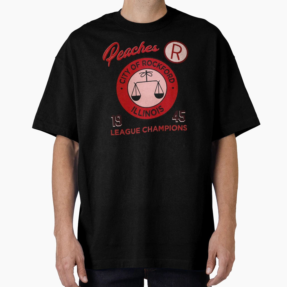 Rockford Peaches Aagpbl Patch Rockford T-Shirt - Trendy Graphic Men Women - T-Shirt, Sweatshirt, Hoodie