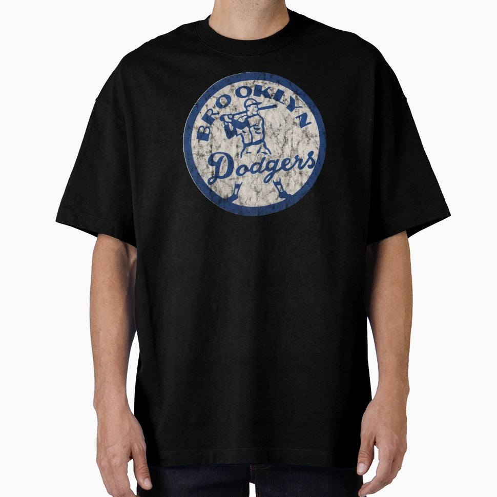 Brooklyn Baseball Logo Distressed T-Shirt - Fun Novelty Design Unisex - T-Shirt, Sweatshirt, Hoodie