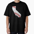 California Usa Map Real Baseball T-Shirt - Unique Graphic Unisex - T-Shirt, Sweatshirt, Hoodie