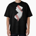 New Jersey Usa Map Real Baseball T-Shirt - Unique Graphic for Adults - T-Shirt, Sweatshirt, Hoodie