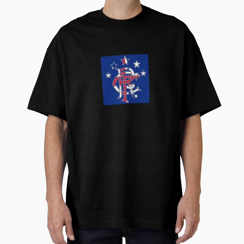 Rangers 49Rs Collaboration Badge Logo T-Shirt - Minimalist Print for Adults - T-Shirt, Sweatshirt, Hoodie