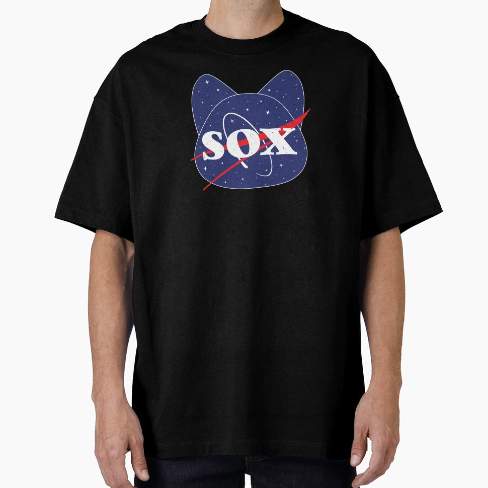 Sox Space Cat T-Shirt - Unique Graphic Unisex - T-Shirt, Sweatshirt, Hoodie