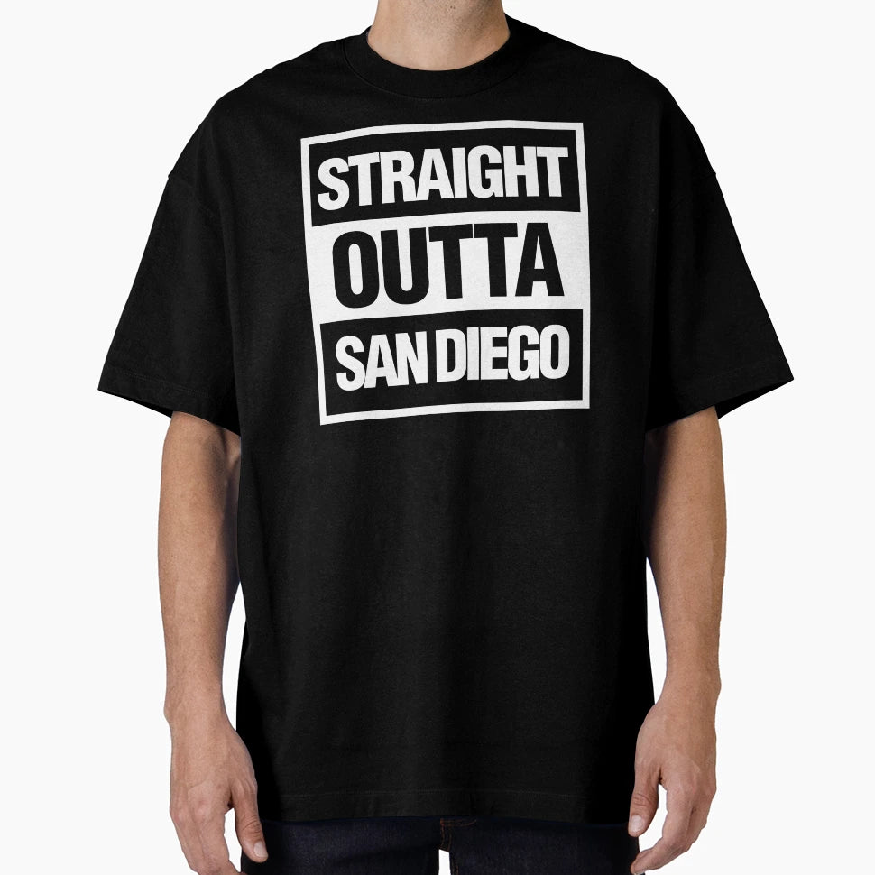 Straight Outta San Diego T-Shirt - Custom Art Print for Adults - T-Shirt, Sweatshirt, Hoodie