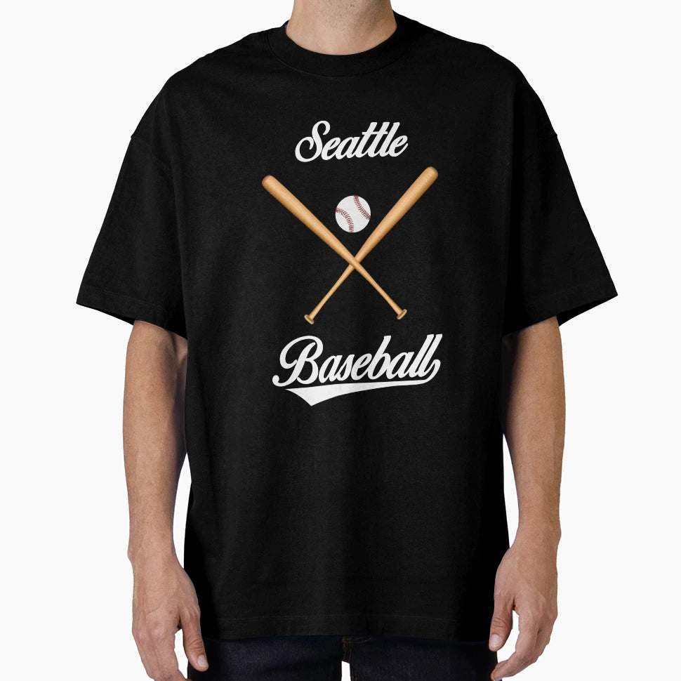 Seattle Baseball And T-Shirt - Graphic Print Unisex - T-Shirt, Sweatshirt, Hoodie