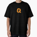 Monogram Q Grunge Black Grunge T-Shirt - Custom Art Print Men Women - T-Shirt, Sweatshirt, Hoodie