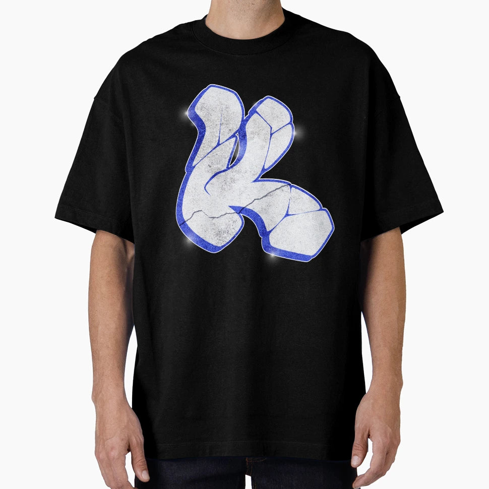 K Graffiti Letter T-Shirt - Streetwear Style Men Women - T-Shirt, Sweatshirt, Hoodie