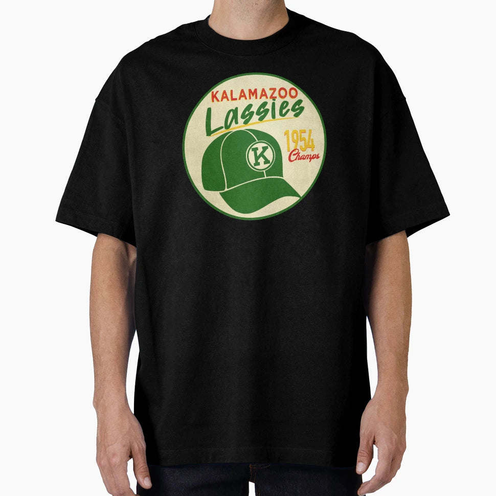 Kalamazoo Lassies Aagpbl Hat T-Shirt - Fun Novelty Design Men Women - T-Shirt, Sweatshirt, Hoodie
