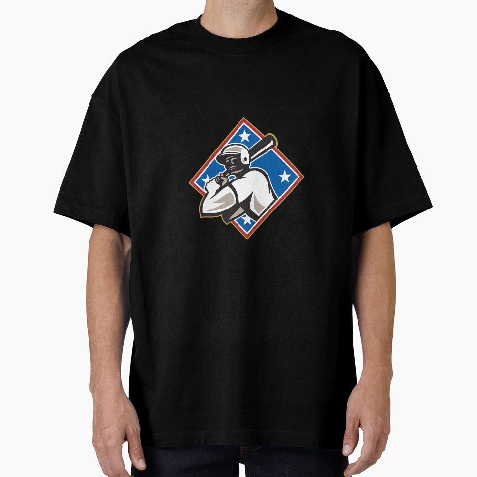 Baseball Hitter Bat Diamond T-Shirt - Minimalist Print Unisex - T-Shirt, Sweatshirt, Hoodie