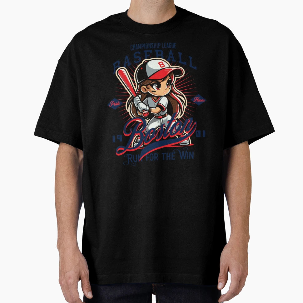 Boston Baseball T-Shirt - Fun Novelty Design for Adults - T-Shirt, Sweatshirt, Hoodie