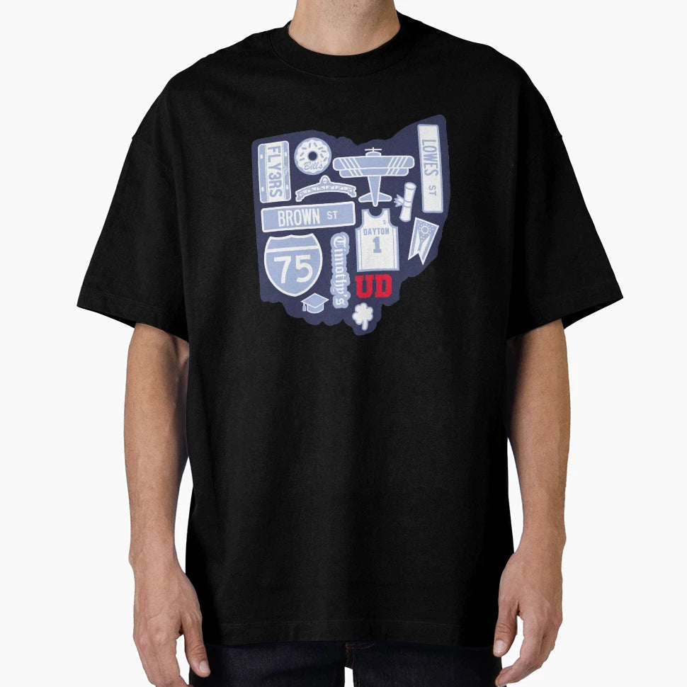 University Dayton Flyers Ohio T-Shirt - Streetwear Style Men Women - T-Shirt, Sweatshirt, Hoodie