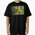 Perched Baltimore Oriole T-Shirt - Fun Novelty Design Unisex - T-Shirt, Sweatshirt, Hoodie