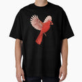 Flying Bird Northern Cardinal T-Shirt - Unique Graphic Men Women - T-Shirt, Sweatshirt, Hoodie