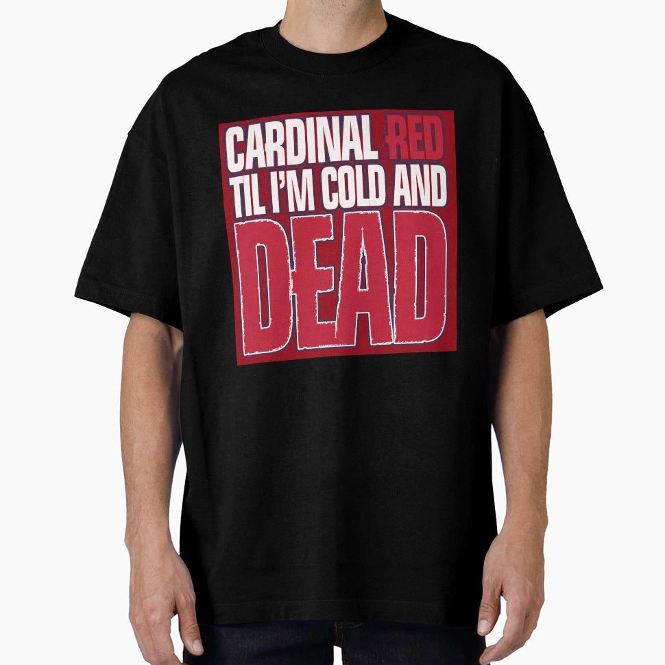 Cardinal Red Baseball T-Shirt - Graphic Print for Adults - T-Shirt, Sweatshirt, Hoodie