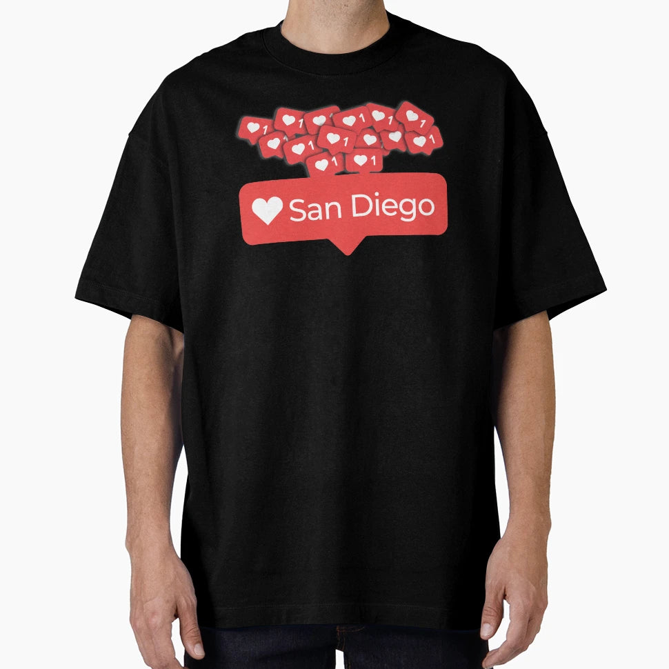 Love My San Diego California T-Shirt - Graphic Print Men Women - T-Shirt, Sweatshirt, Hoodie