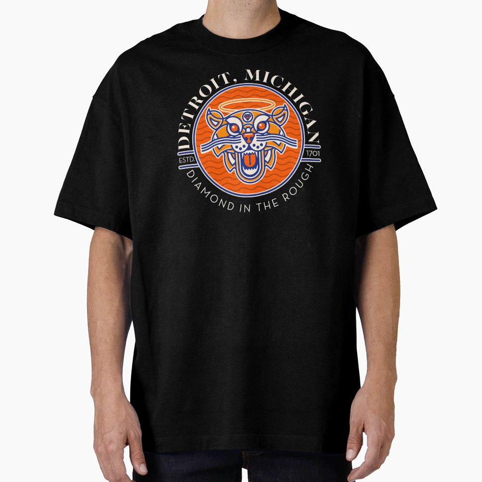 Detroit Diamond Rough T-Shirt - Trendy Graphic Unisex - T-Shirt, Sweatshirt, Hoodie