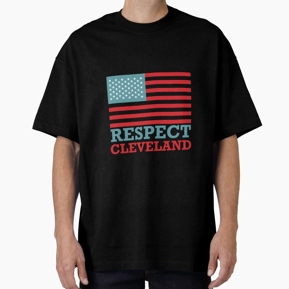 Respect Cleveland T-Shirt - Trendy Graphic for Adults - T-Shirt, Sweatshirt, Hoodie