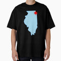 Chicago Illinois T-Shirt - Fun Novelty Design Men Women - T-Shirt, Sweatshirt, Hoodie