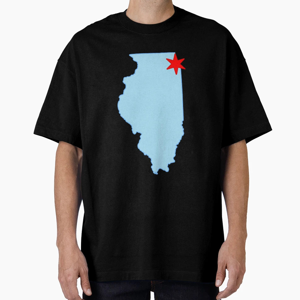 Chicago Illinois T-Shirt - Fun Novelty Design Men Women - T-Shirt, Sweatshirt, Hoodie