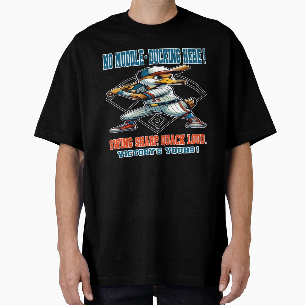 Baseball Ducks Home Run T-Shirt - Streetwear Style for Adults - T-Shirt, Sweatshirt, Hoodie