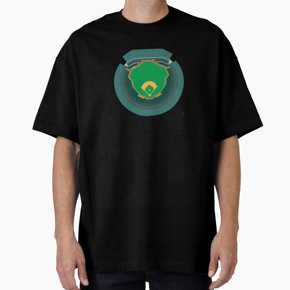 Oakland Coliseum T-Shirt - Minimalist Print Men Women - T-Shirt, Sweatshirt, Hoodie