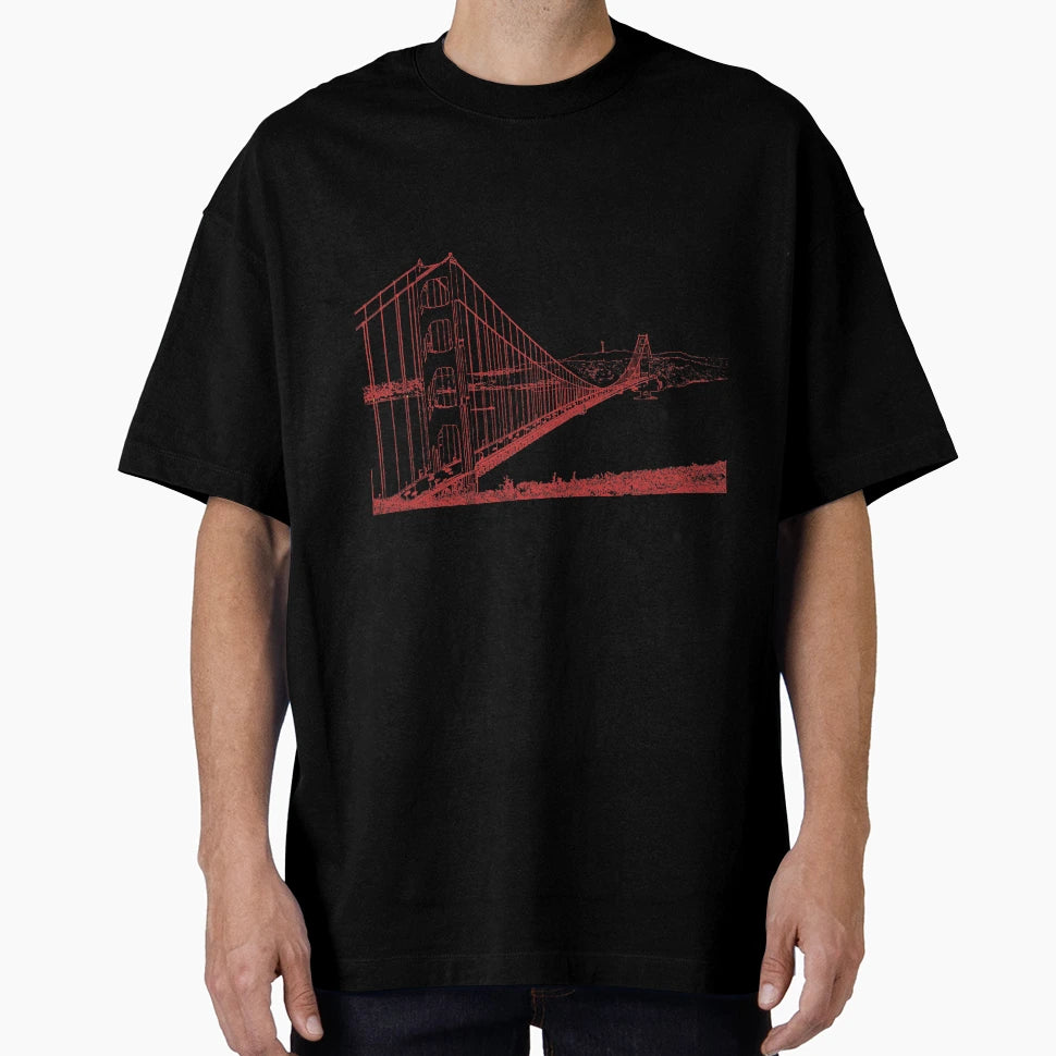 San Francisco California Golden Gate Bridge T-Shirt - Unique Graphic Unisex - T-Shirt, Sweatshirt, Hoodie