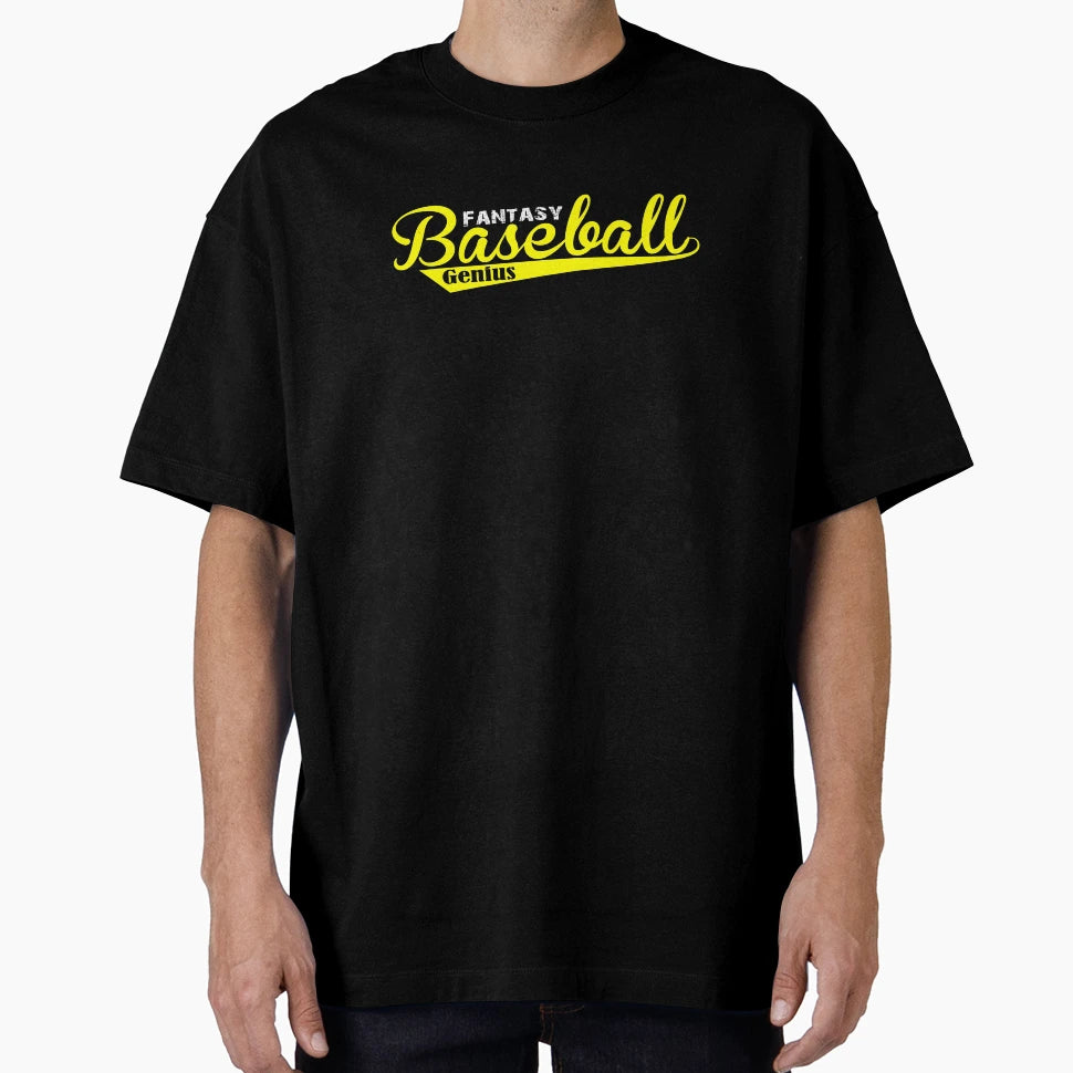 Fantasy Baseball Fantasy Genius T-Shirt - Streetwear Style for Adults - T-Shirt, Sweatshirt, Hoodie