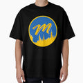 Mikey Magnum Logo Warriors Color Scheme T-Shirt - Unique Graphic for Adults - T-Shirt, Sweatshirt, Hoodie