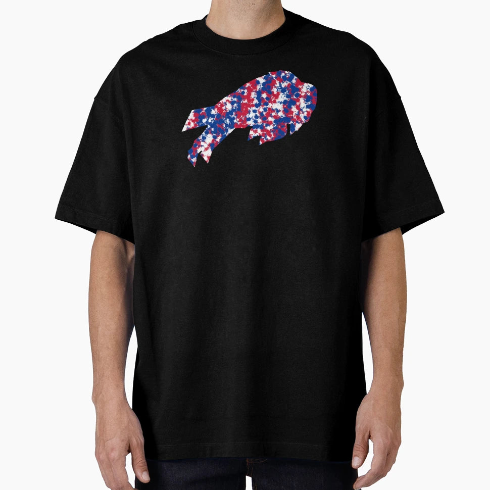 Bills Logo Paint Splatter T-Shirt - Streetwear Style Men Women - T-Shirt, Sweatshirt, Hoodie