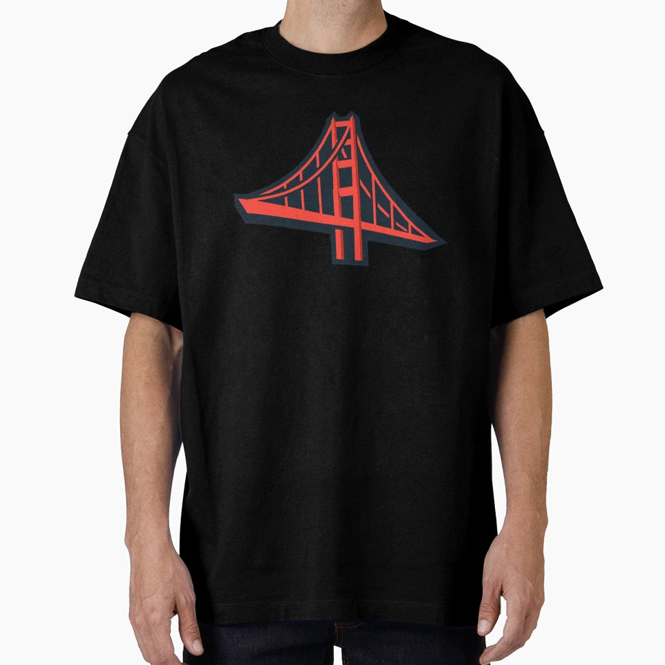 San Francisco Golden Gate Bridge Minimal T-Shirt - Trendy Graphic Unisex - T-Shirt, Sweatshirt, Hoodie