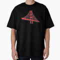 San Francisco Golden Gate Bridge Minimal T-Shirt - Trendy Graphic Unisex - T-Shirt, Sweatshirt, Hoodie