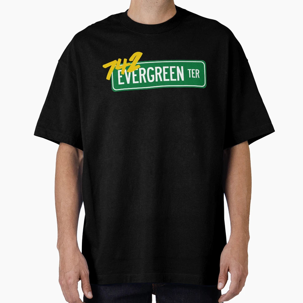 742 Evergreen Terrace T-Shirt - Graphic Print Unisex - T-Shirt, Sweatshirt, Hoodie